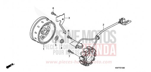 GENERATRICE CBF125MB de 2011